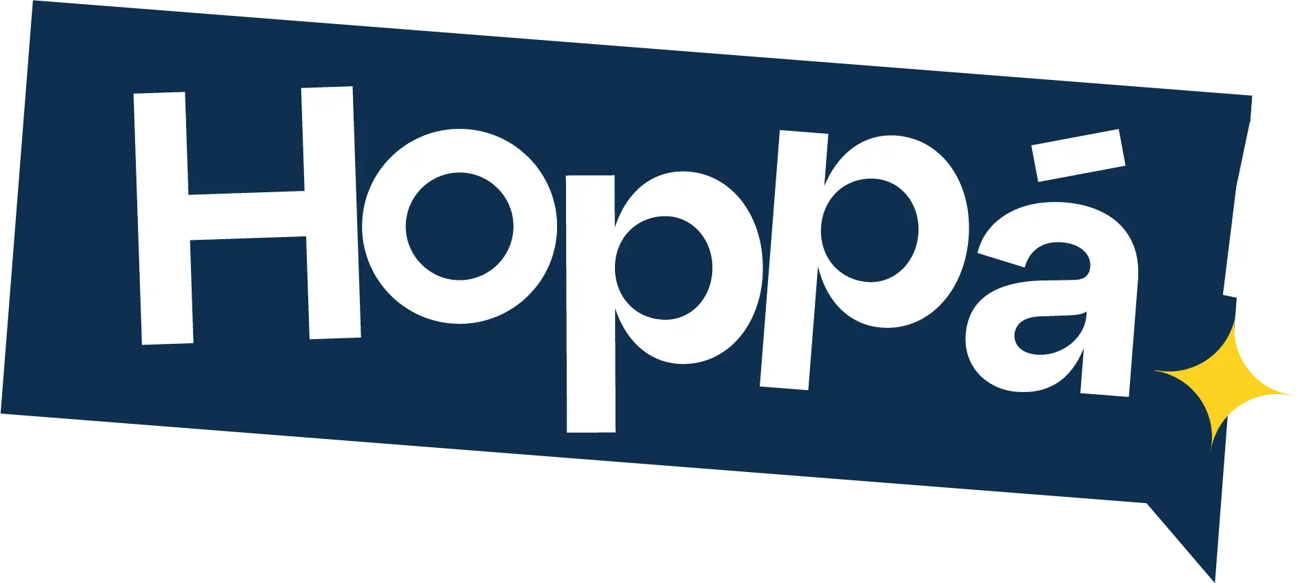 HoppaShow felirat színes buborékos háttérrel